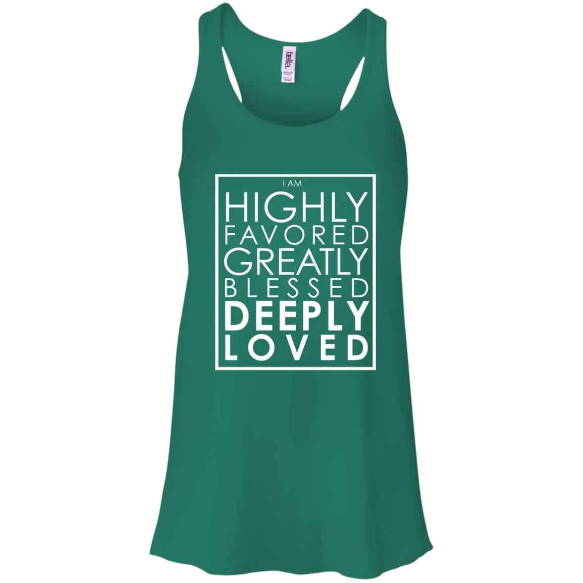 Deeply Loved Racerback (light print)