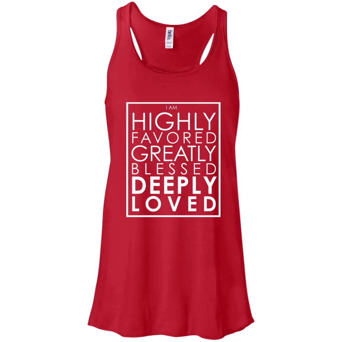 Deeply Loved Racerback (light print)