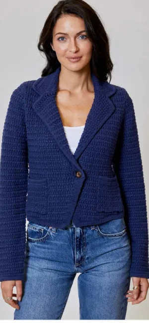 DH NEW YORK- Diane Blazer Indigo-Navy