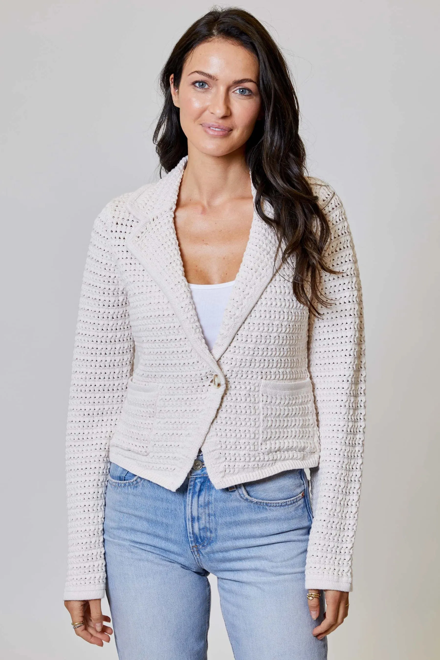 Diane Crochet Blazer
