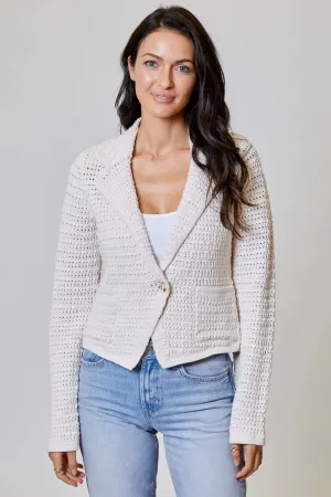 Diane Crochet Blazer