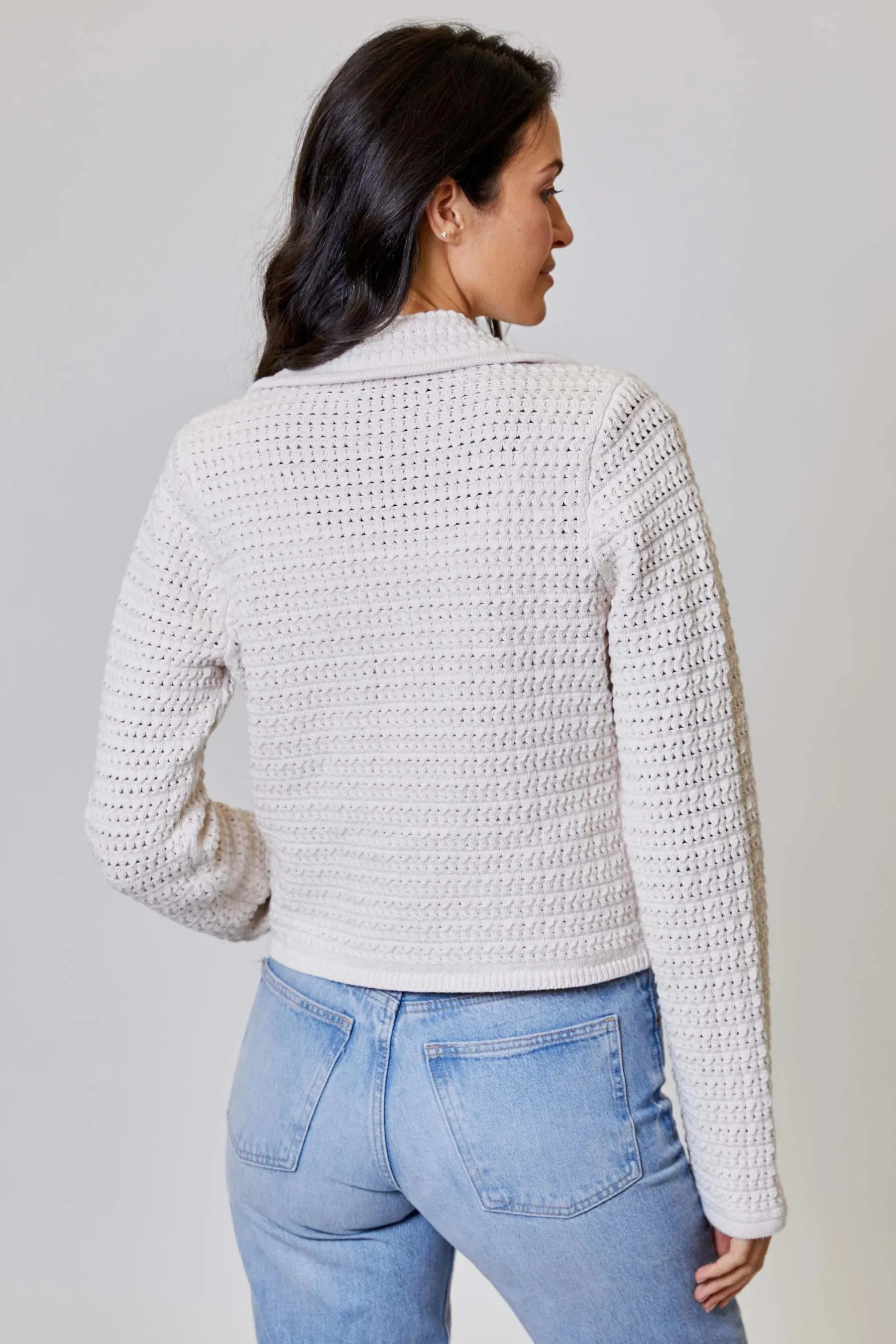 Diane Crochet Blazer