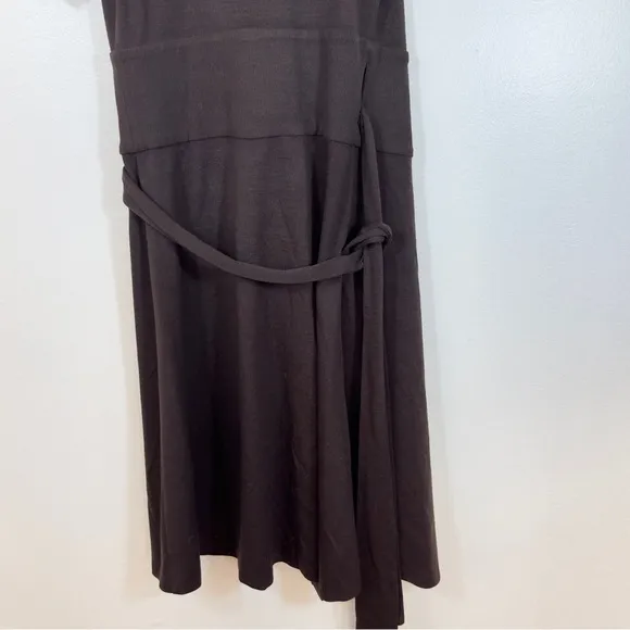 Diane Von Furstenberg Lauren 100% Wool Puff Short Sleeved Wrap Dress Sz 6