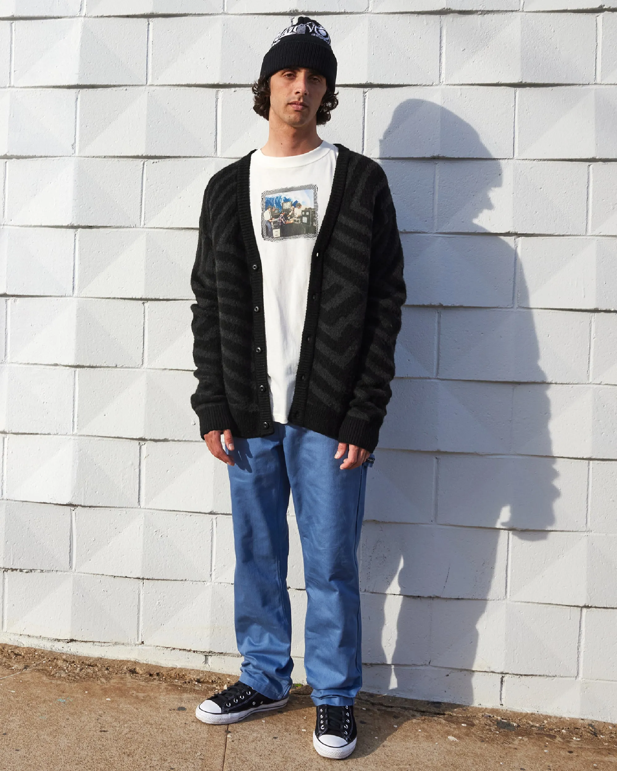 Driftop Strickjacke - Black