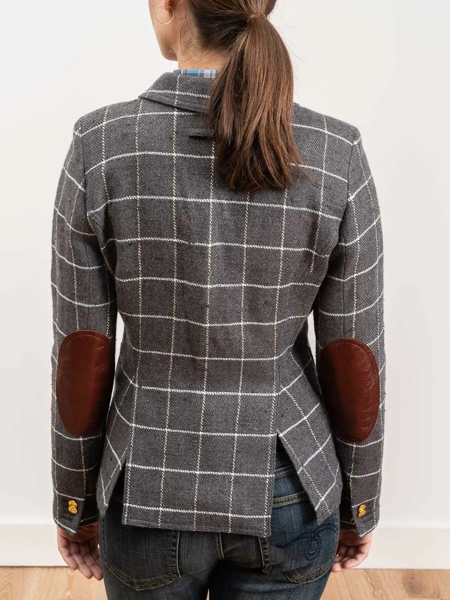 duchess blazer - grey windowpane