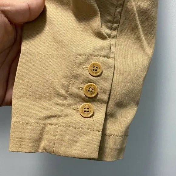 Eddie Bauer Beige‎ 3 Button Blazer Size 8