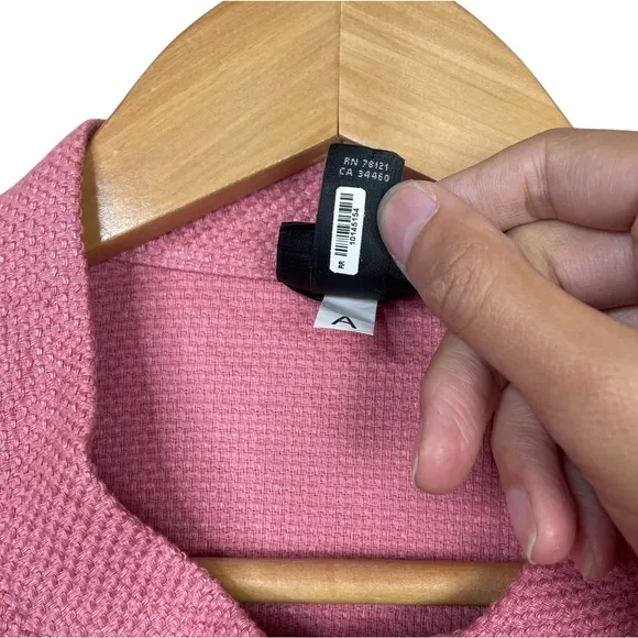Eileen Fisher Jacket Linen Blend Textured Button Light Pink Blazer 1X EUC Pocket