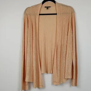 Eileen Fisher Open Front Linen Cardigan Sweater Size XL