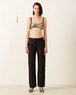 Elinor Blackjack Silk Pant