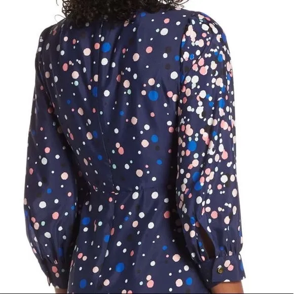 Eliza J Faux Wrap Midi Dress