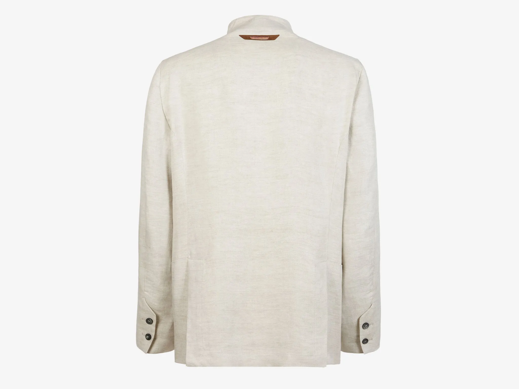 Ellen Blazer 2.0 Linen Unstructured Blazer - Pastel Grey