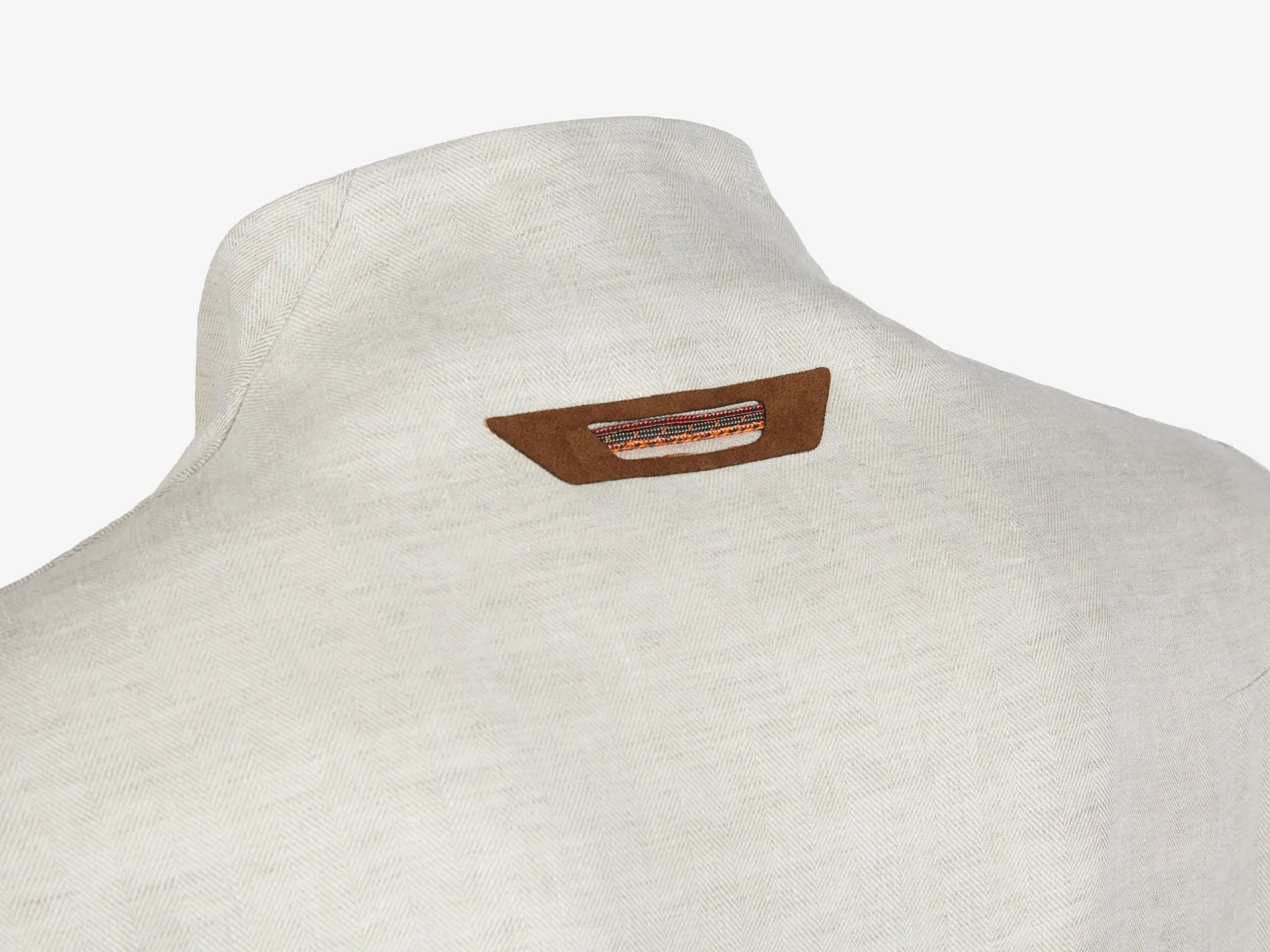 Ellen Blazer 2.0 Linen Unstructured Blazer - Pastel Grey
