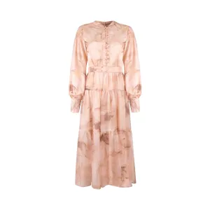 Ellie Makir Ballerina Flare Midi Dress