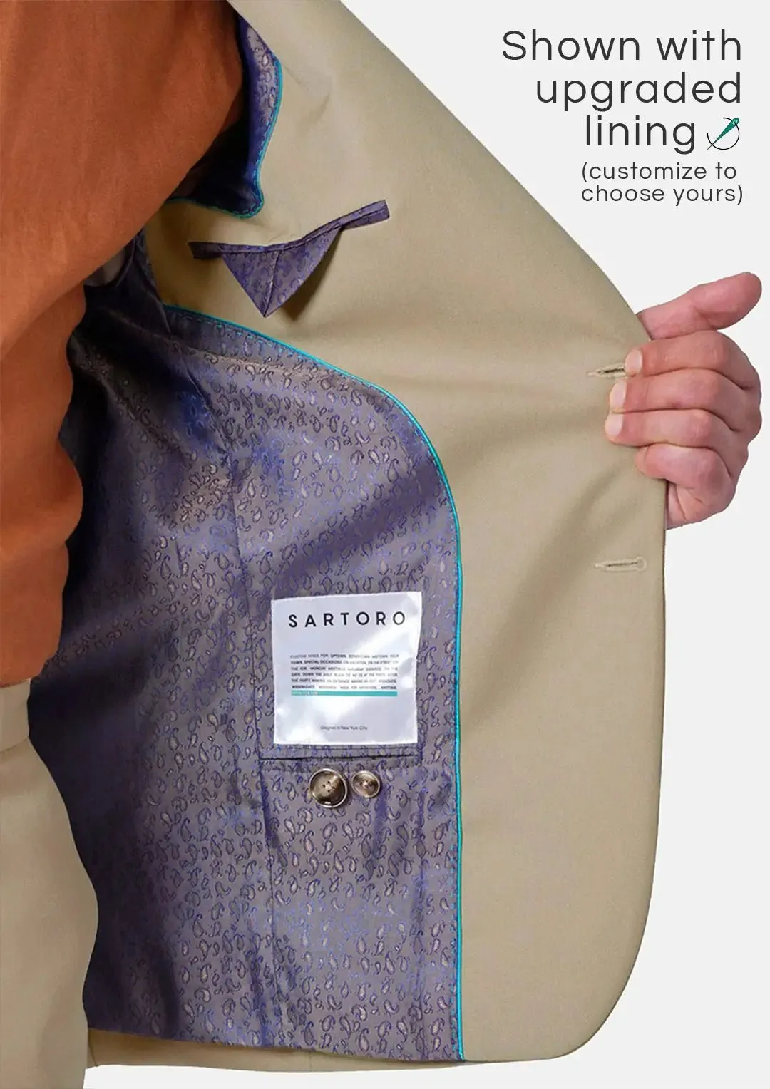 Ellis Dune Beige Cotton Jacket