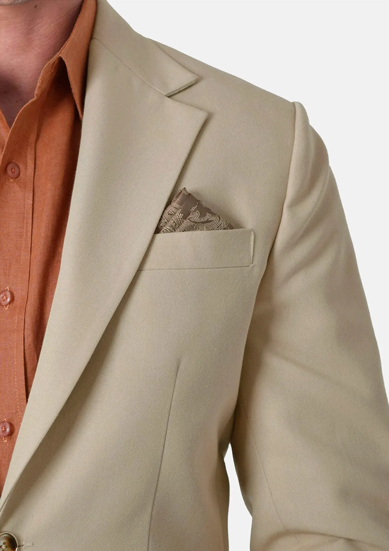 Ellis Dune Beige Cotton Jacket