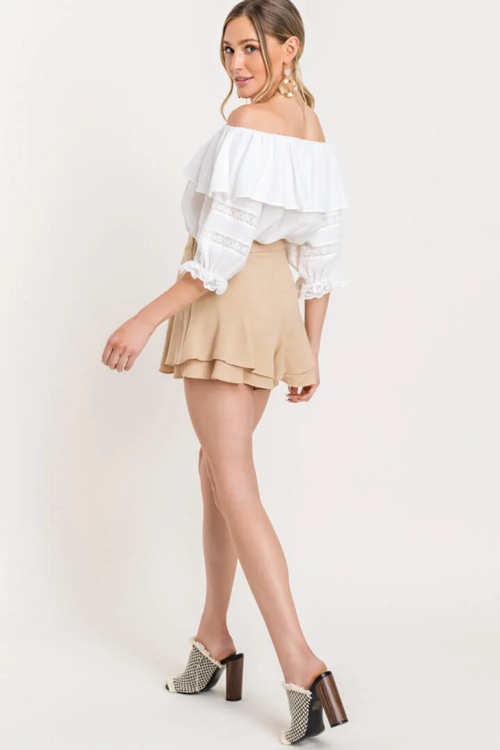 Emilia Ruffle Shorts
