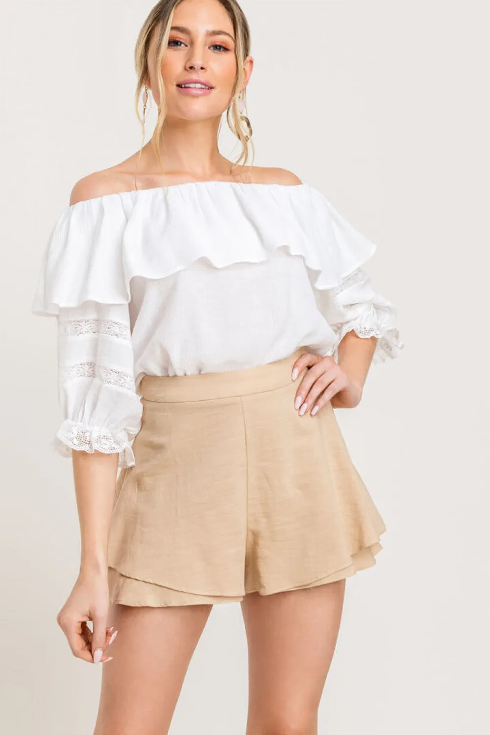 Emilia Ruffle Shorts