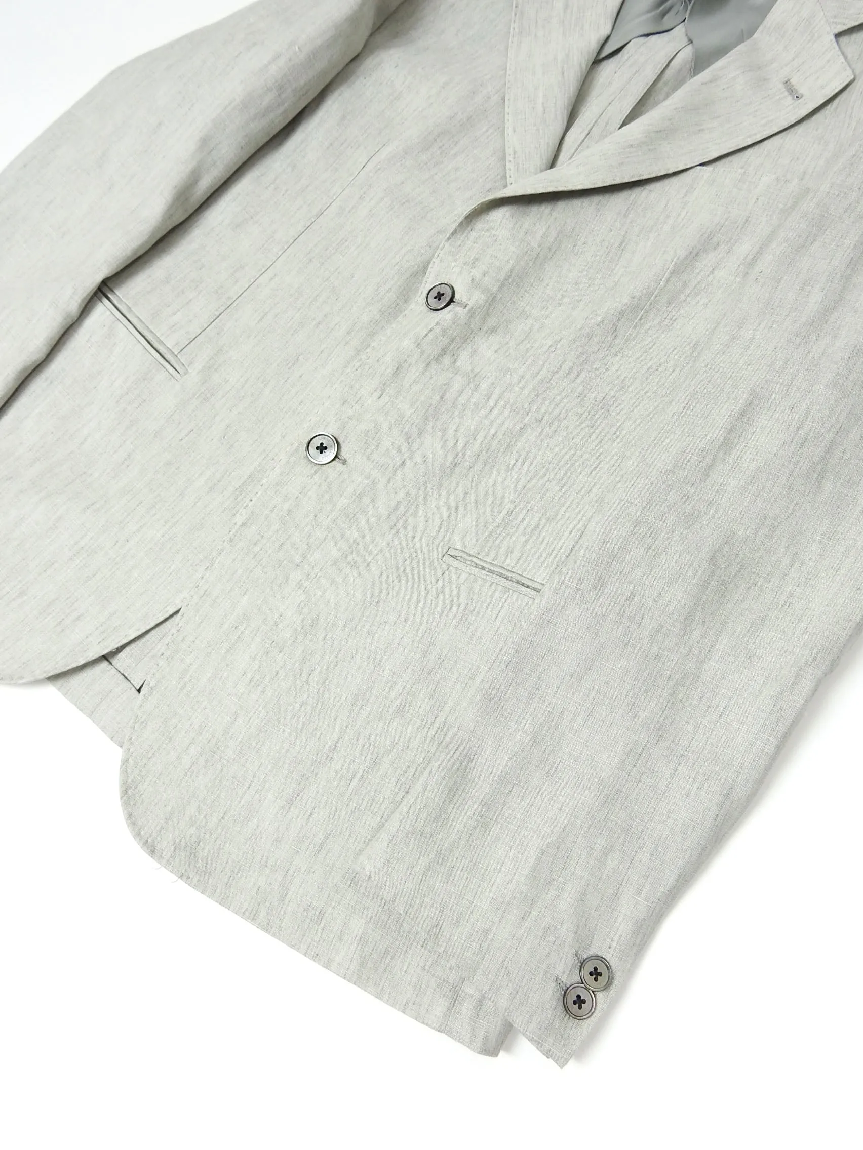 Emporio Armani Linen 2 Piece Suit Size 48