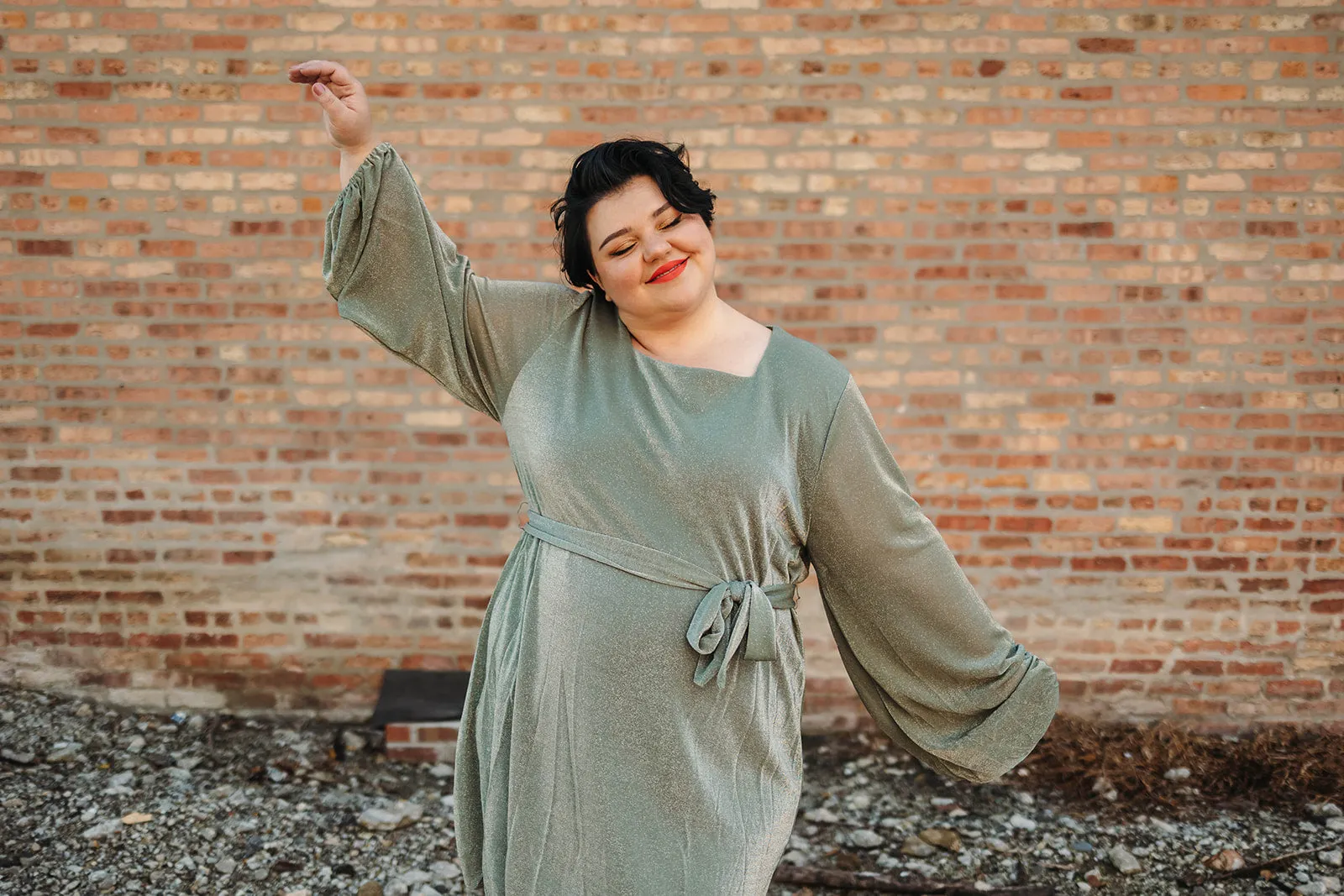 estrella dress in olive