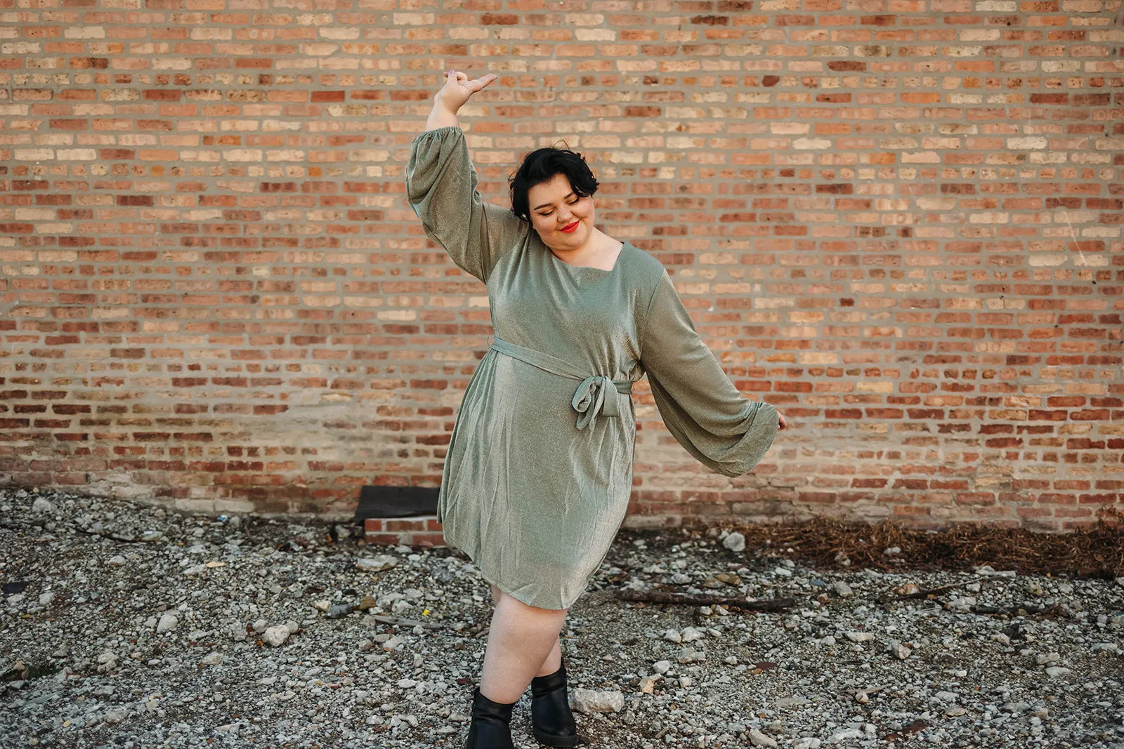 estrella dress in olive
