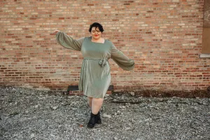 estrella dress in olive