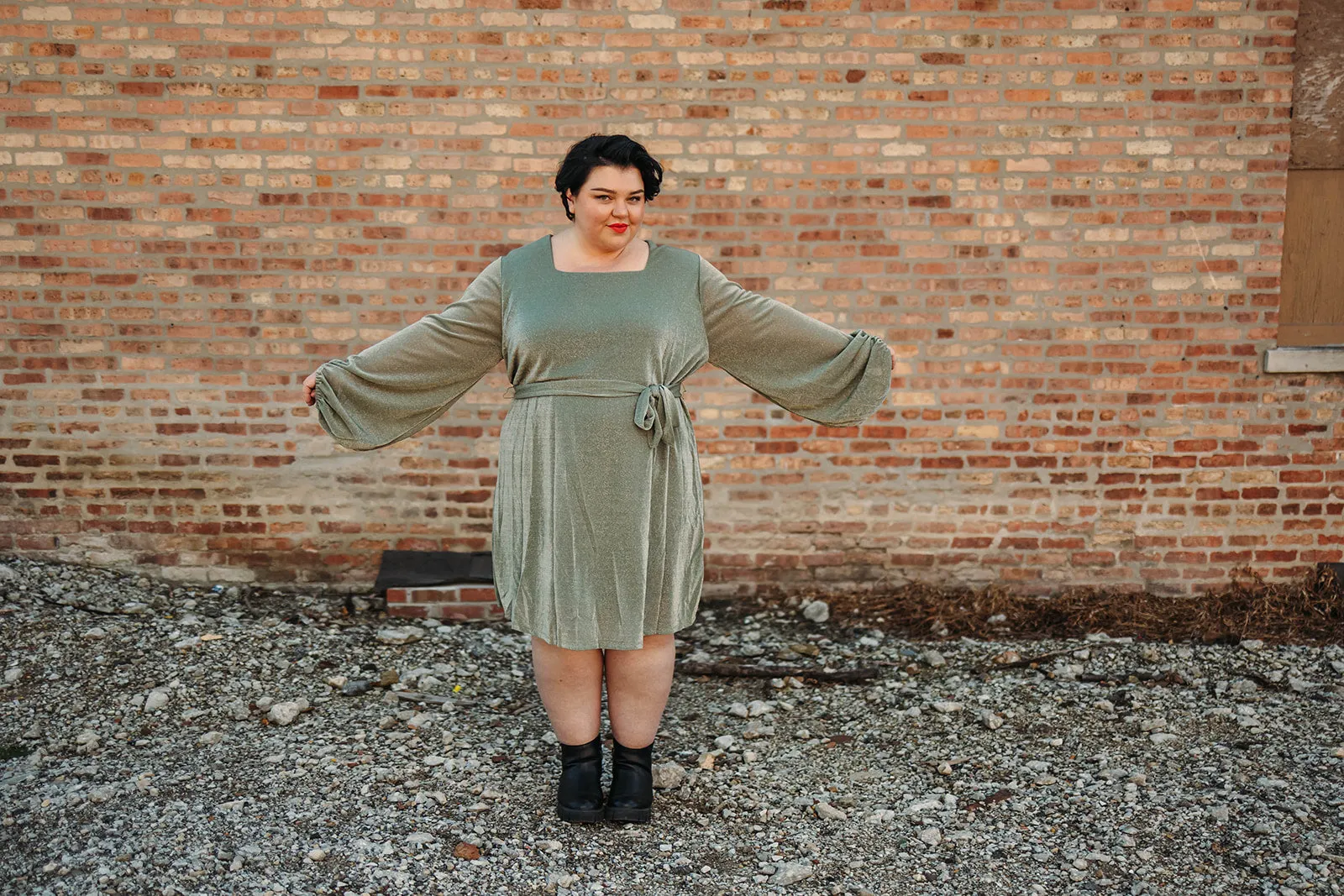 estrella dress in olive
