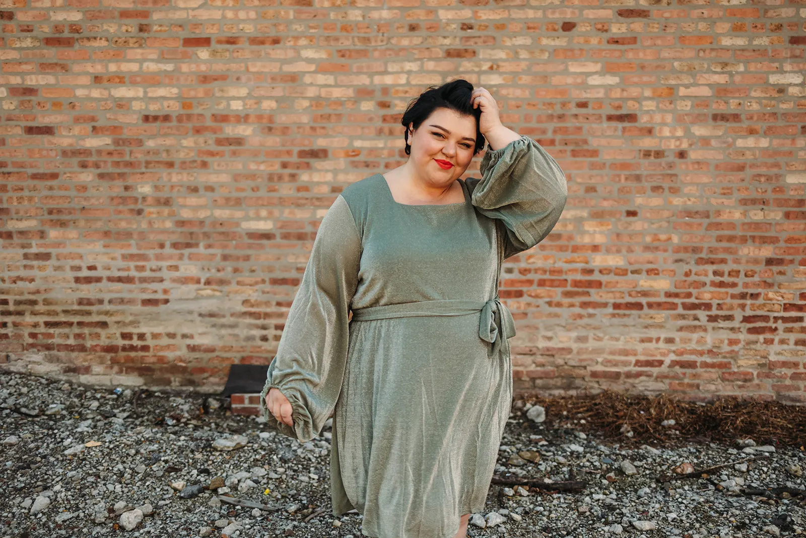 estrella dress in olive