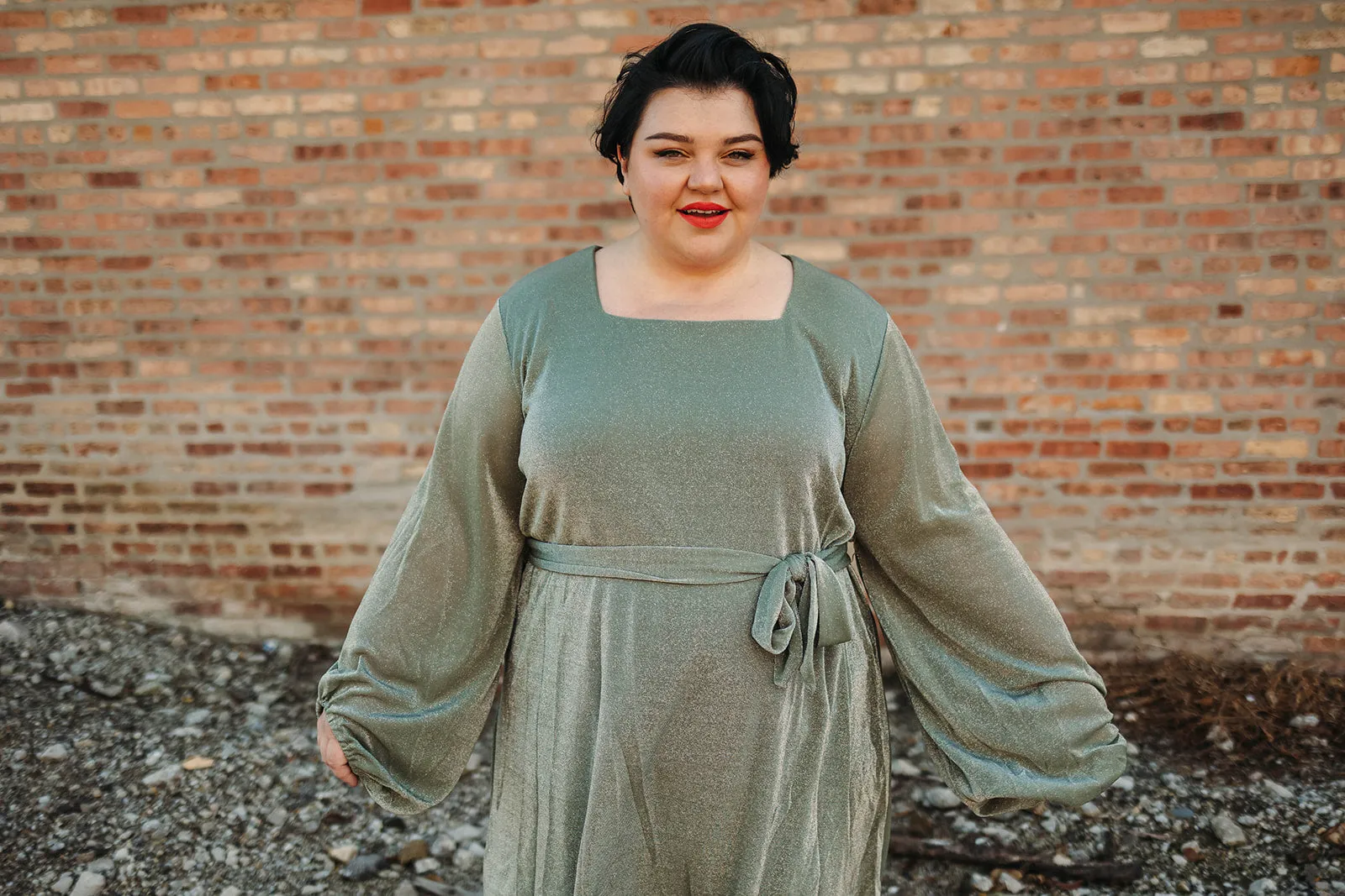 estrella dress in olive