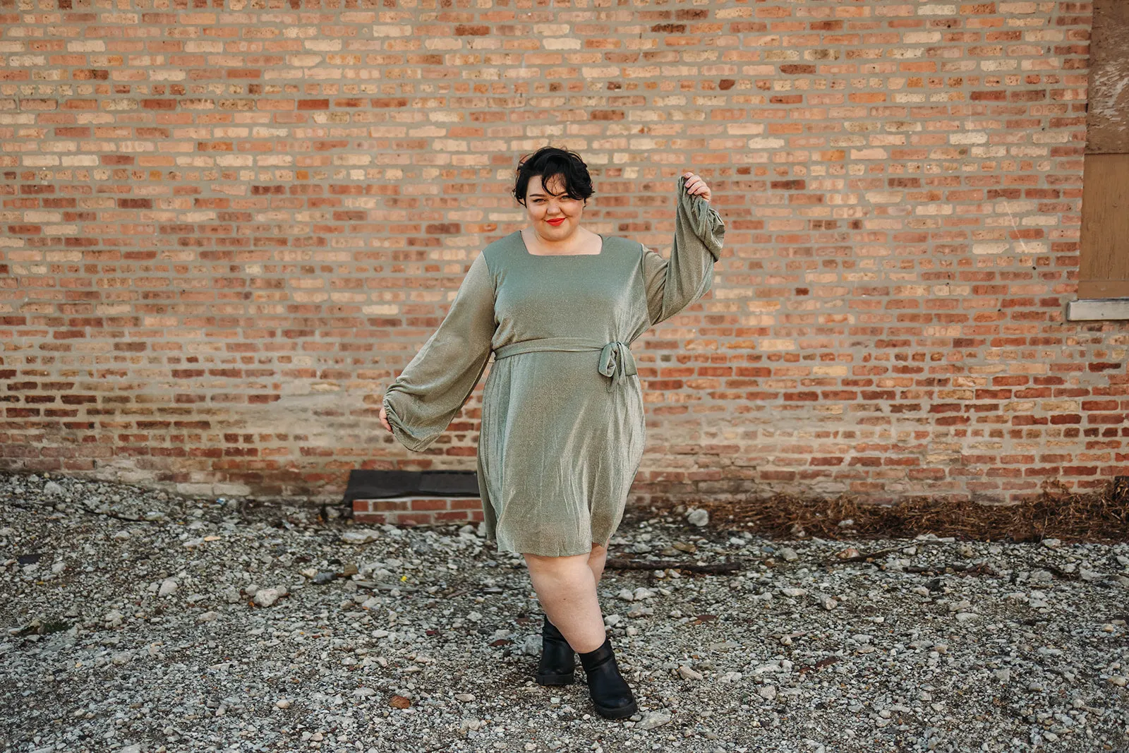 estrella dress in olive
