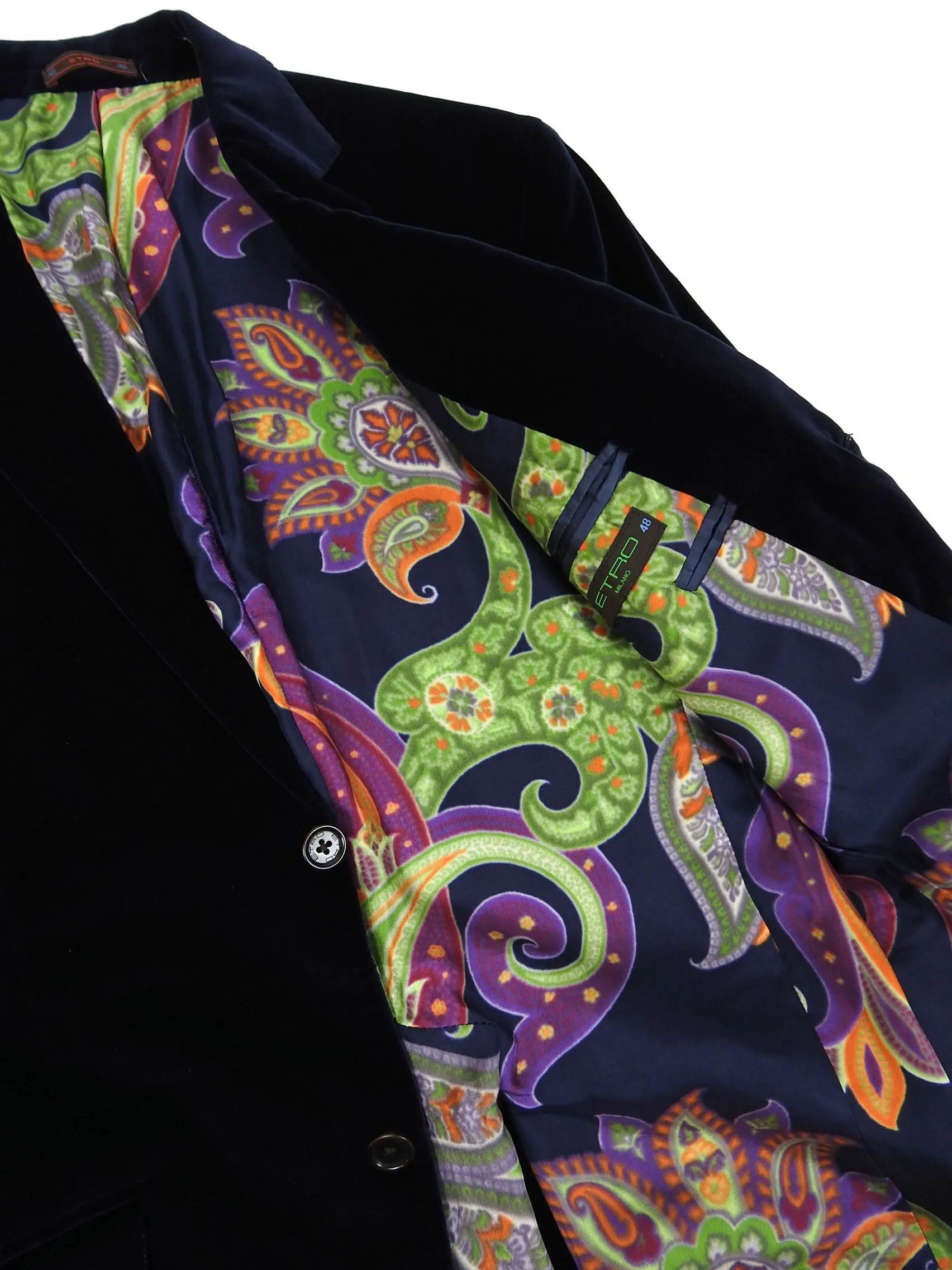 Etro Velour Blazer Size 48
