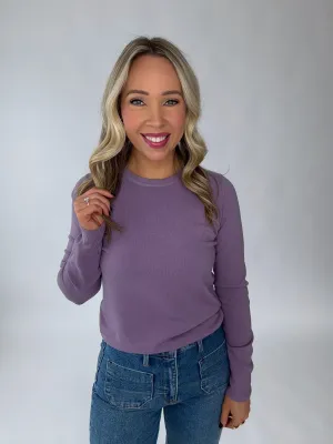 Falling For You Lightweight Sweater - Lavender