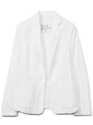F&E DUBLIN BLAZER - WHITE