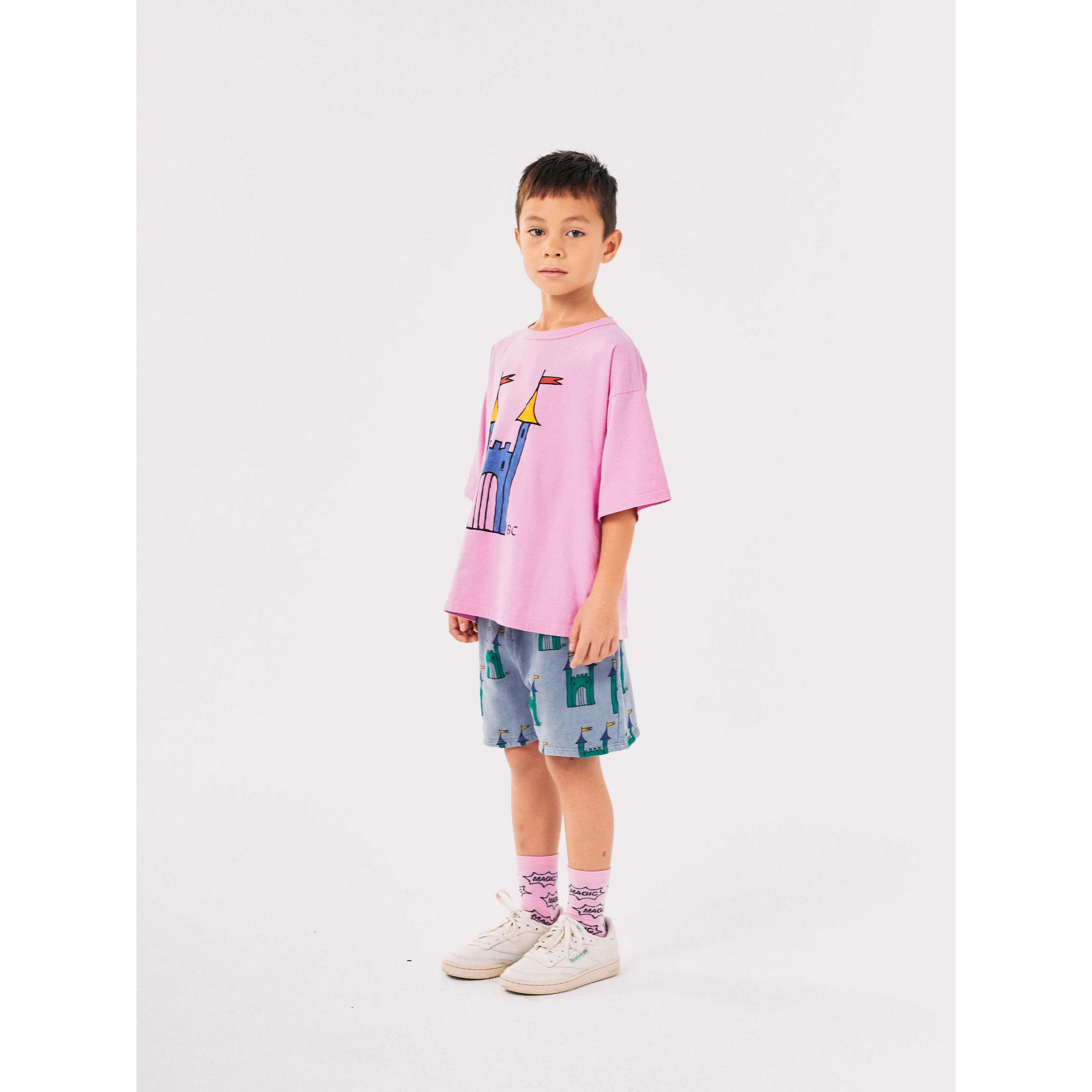 Faraway Castle All Over Bermuda Shorts