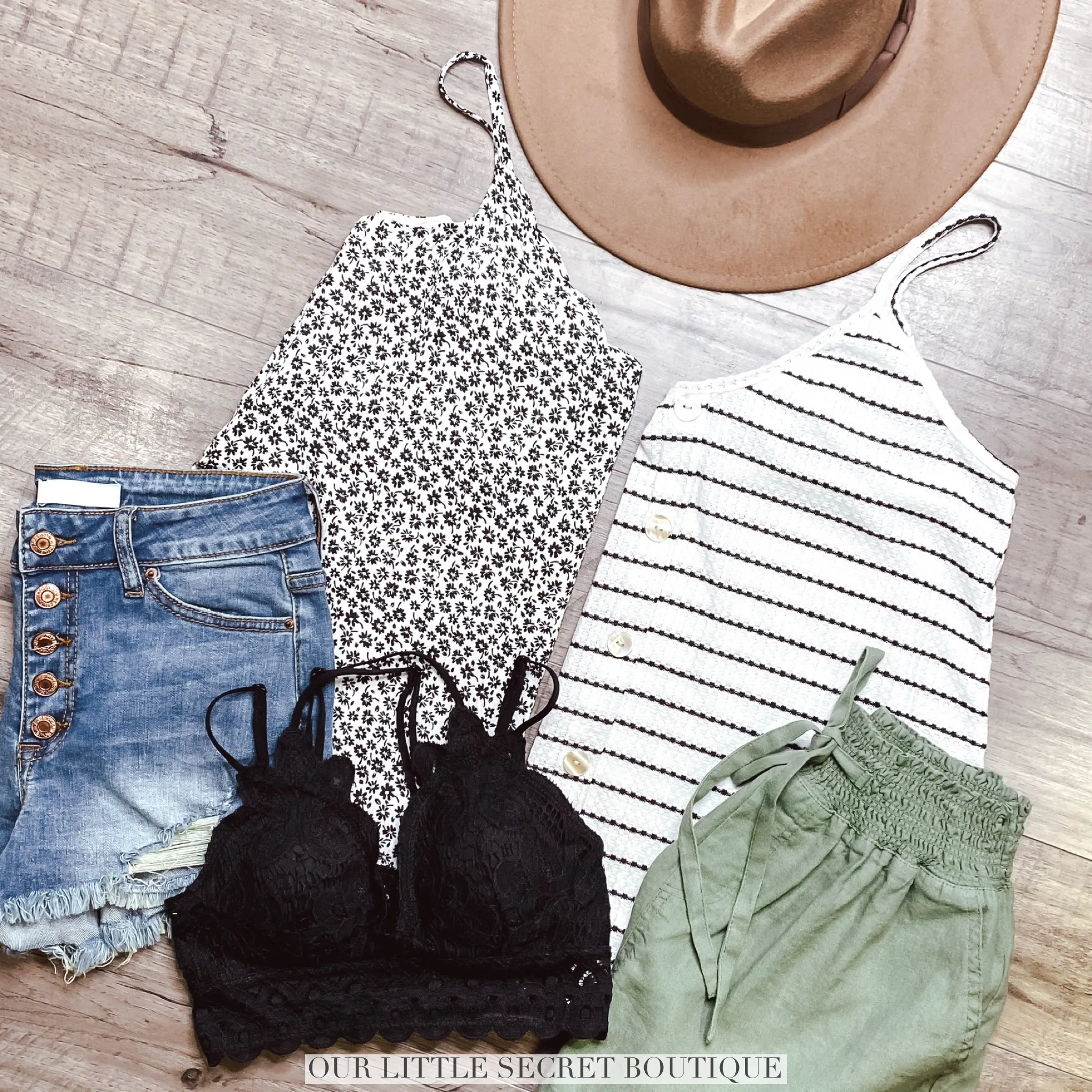 Faye Floral Tank Top | Ivory