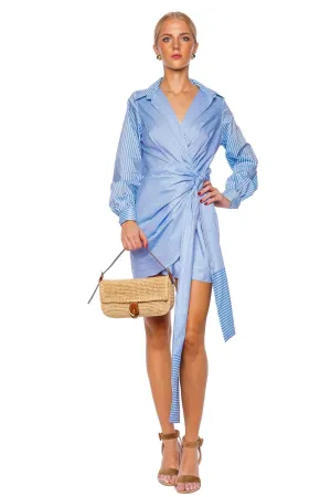 Filosofia Tie Waist Mini Shirt Dress