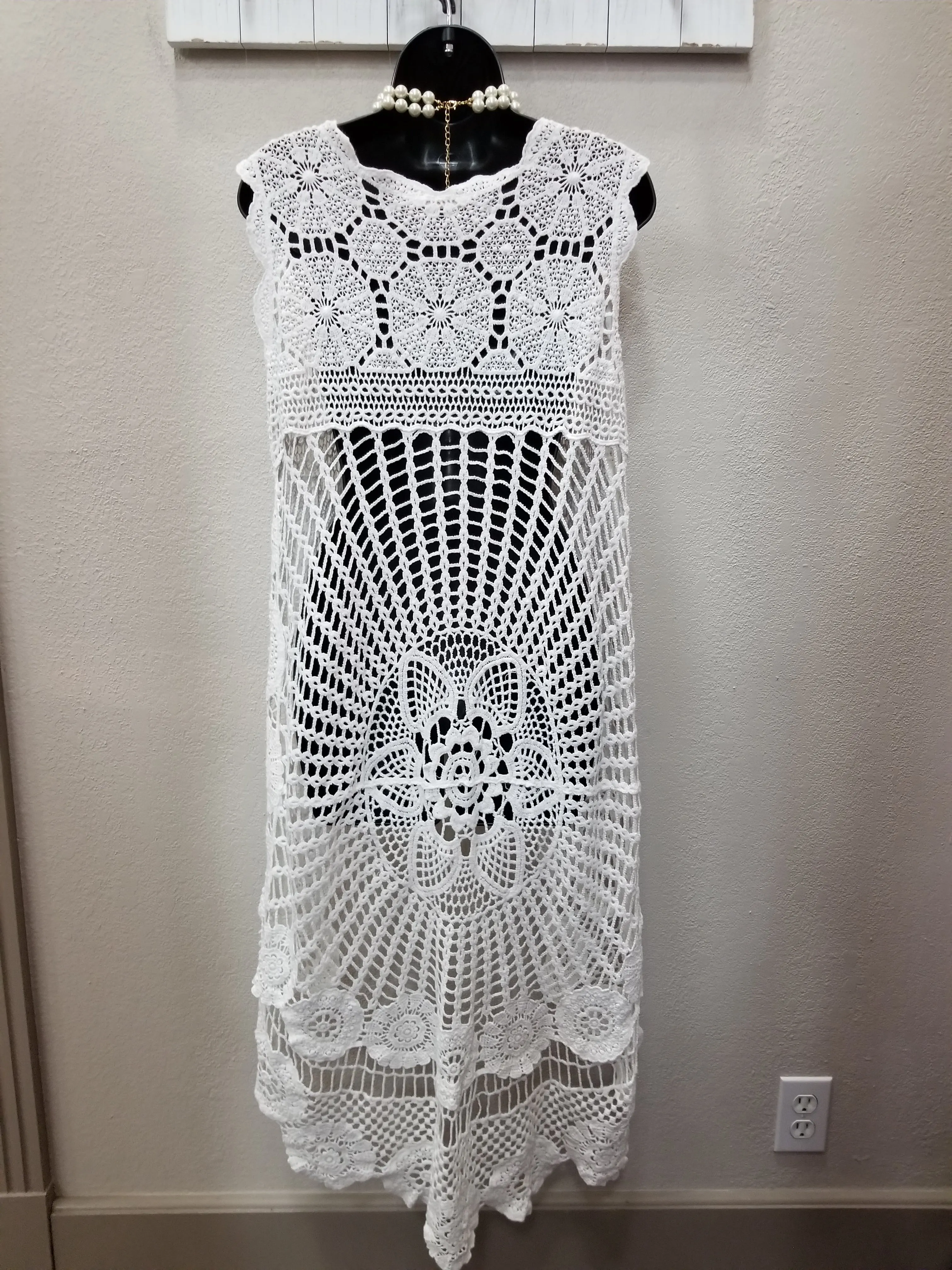 FINAL SALE  Was $42.99 - 4 Color Ways - High/Low Crochet Top