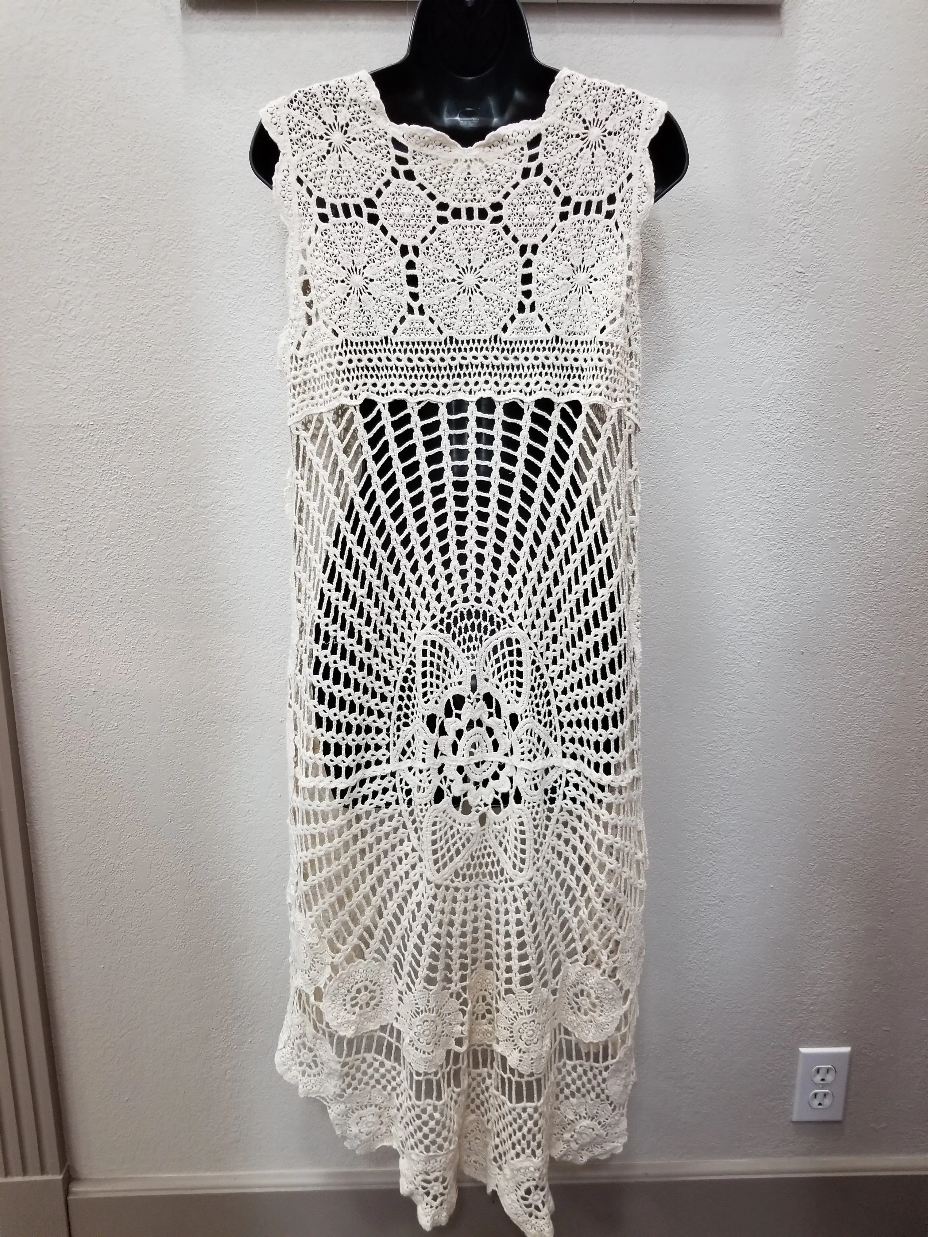 FINAL SALE  Was $42.99 - 4 Color Ways - High/Low Crochet Top
