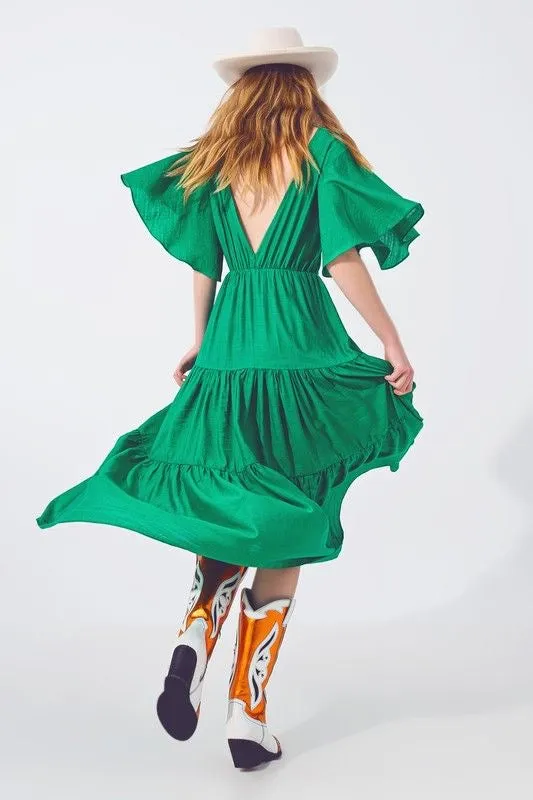 Flirty Kelly Green Dress