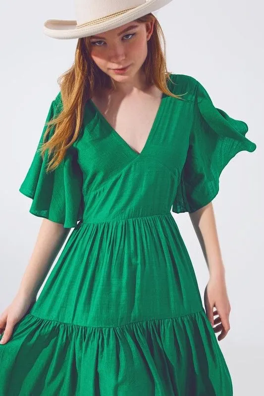 Flirty Kelly Green Dress