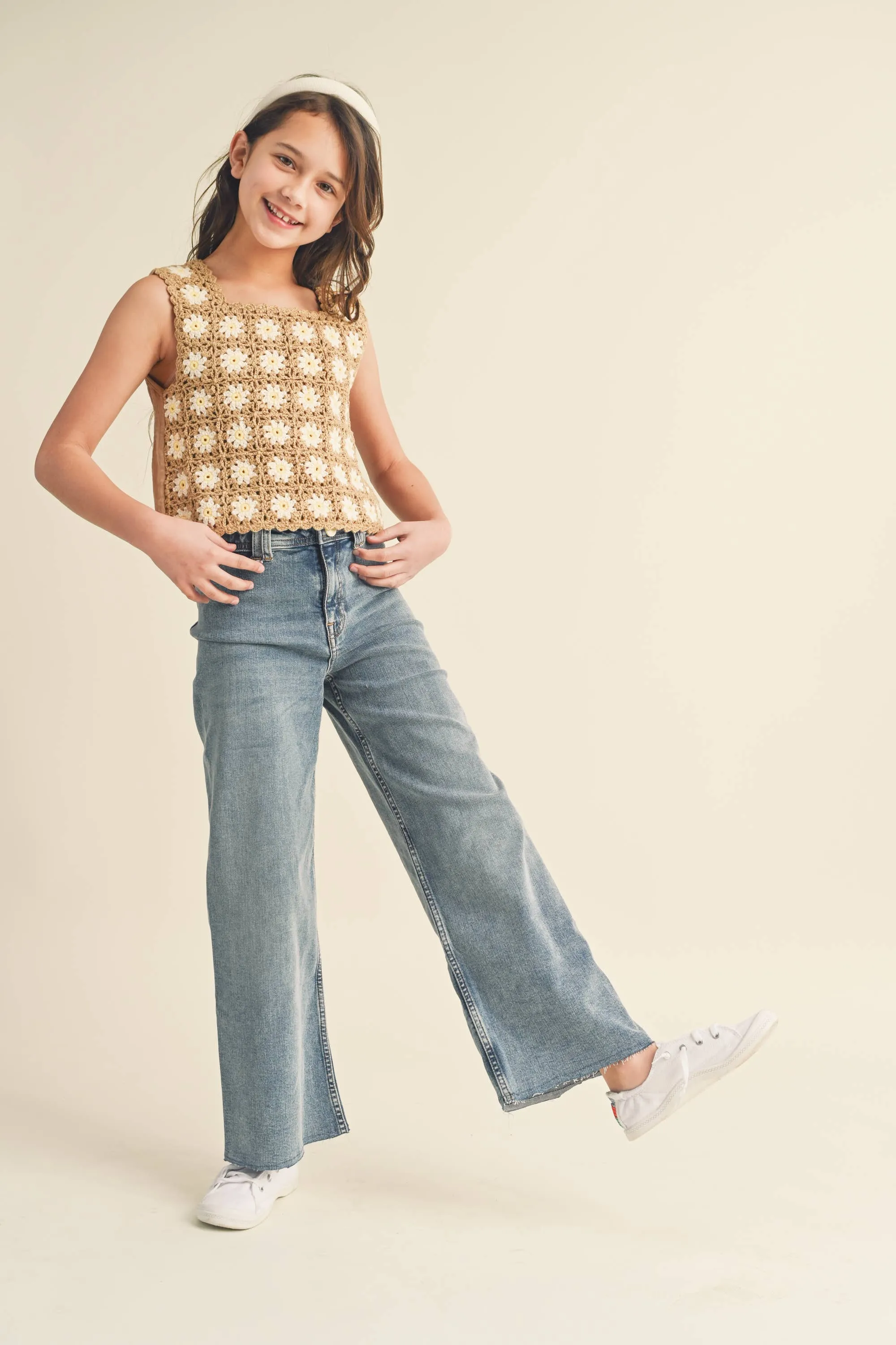Floral Crochet Top
