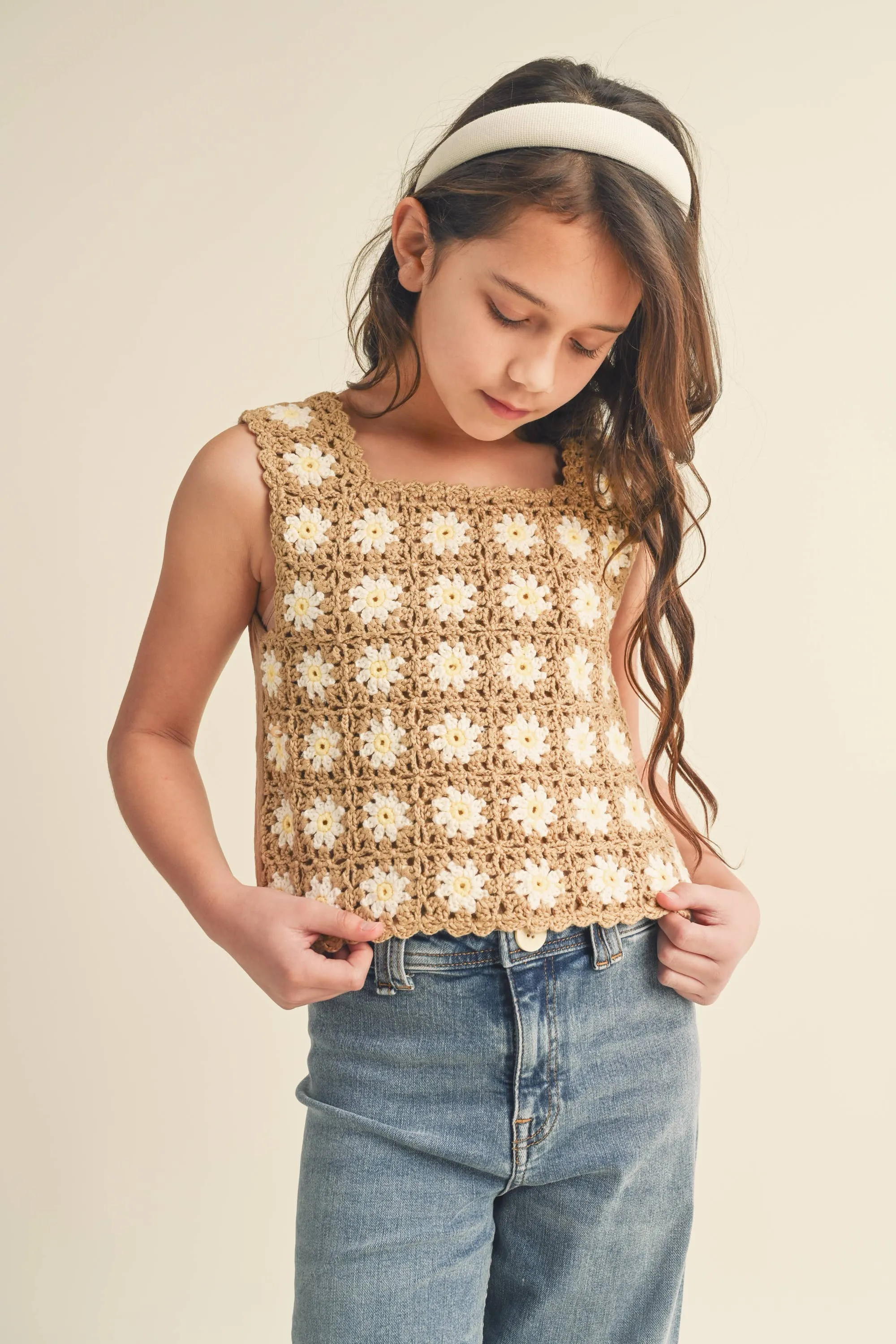 Floral Crochet Top