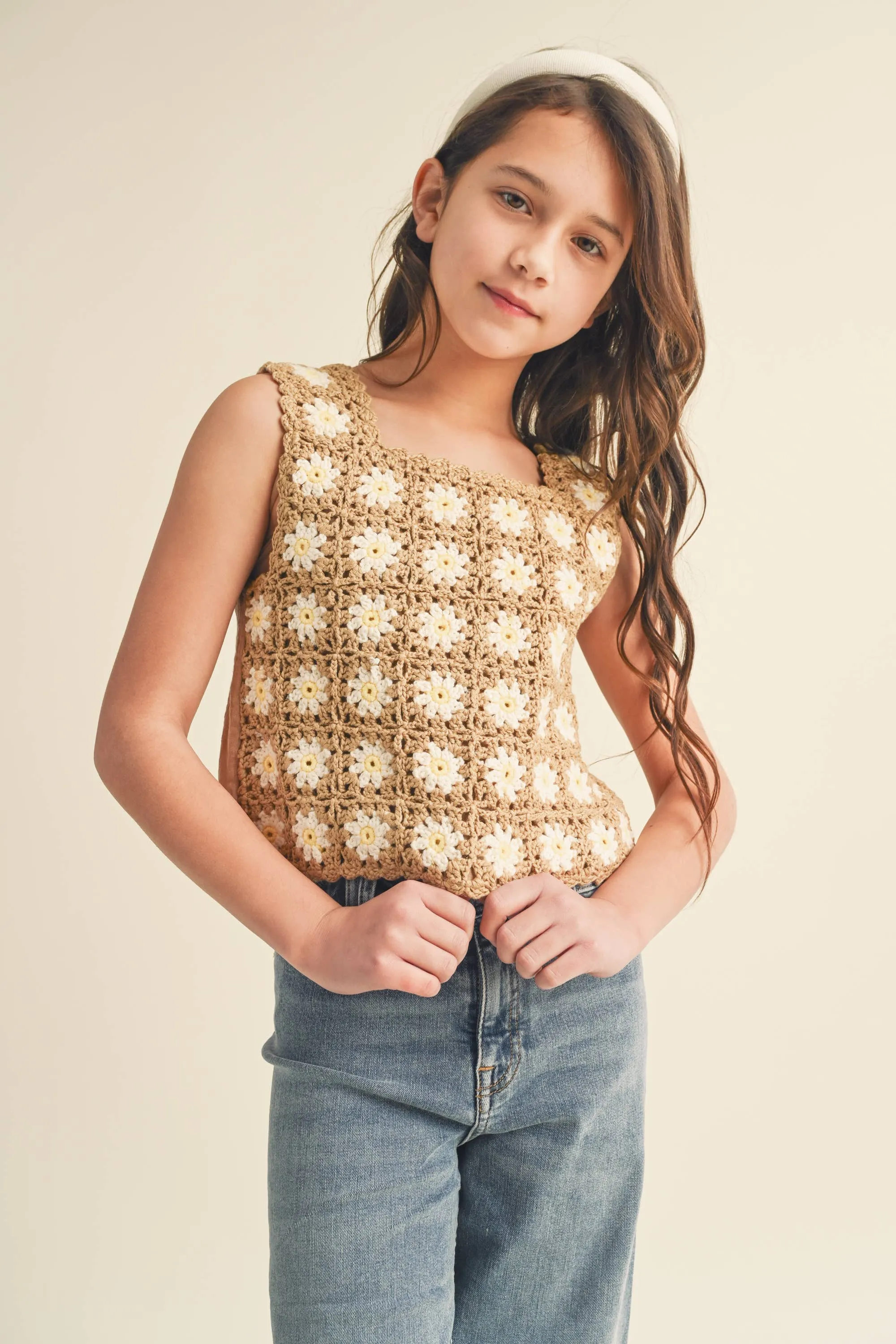 Floral Crochet Top