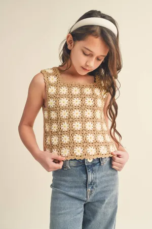 Floral Crochet Top