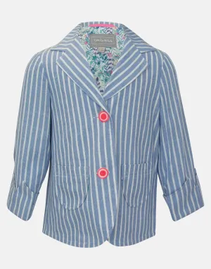Floris : Blue chambray Jacket