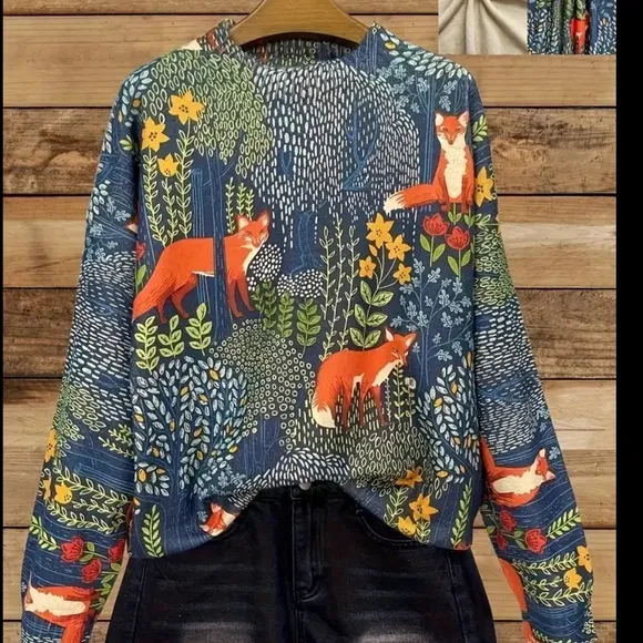 Forest FOX sweater