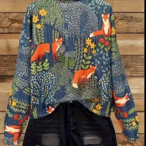 Forest FOX sweater