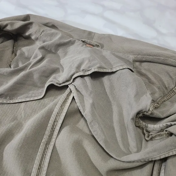 Free People Cotton Distressed‎ Blazer Size Med