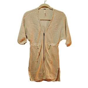 Free People XS Soul Sis. Full zip. Long line. Cardigan. Boho. Minimalist.