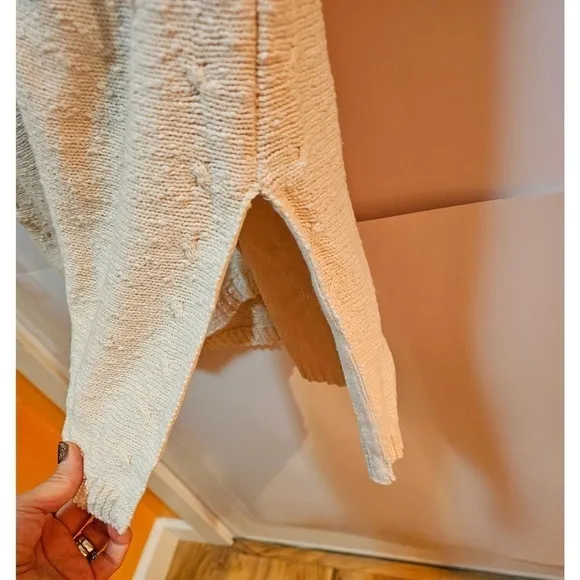 Free People XS Soul Sis. Full zip. Long line. Cardigan. Boho. Minimalist.