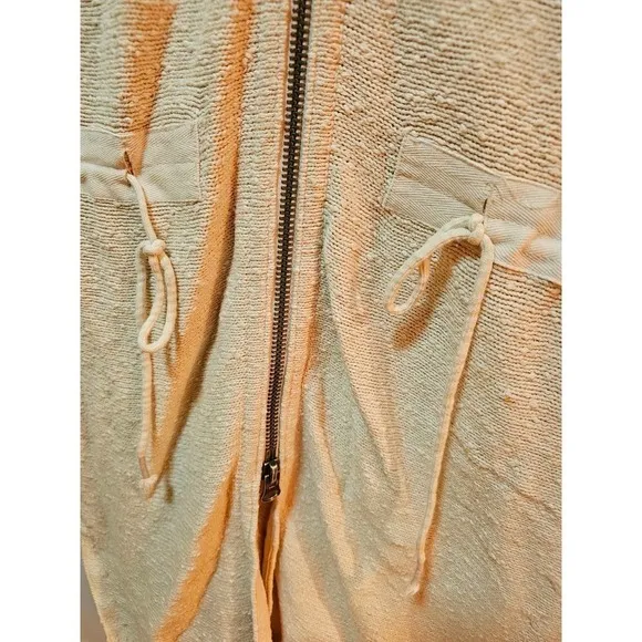 Free People XS Soul Sis. Full zip. Long line. Cardigan. Boho. Minimalist.